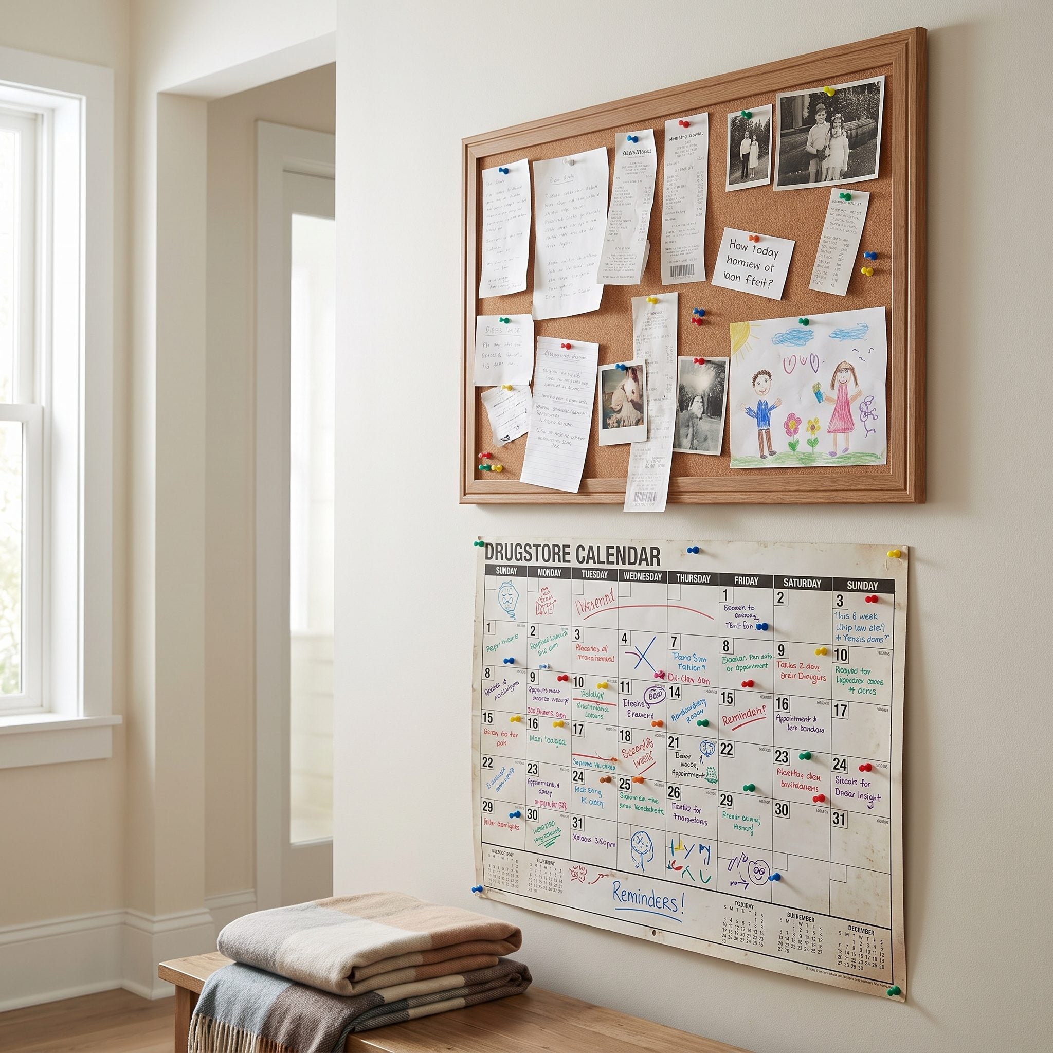 The Corkboard or Wall Calendar Running the Household: $10 to $25