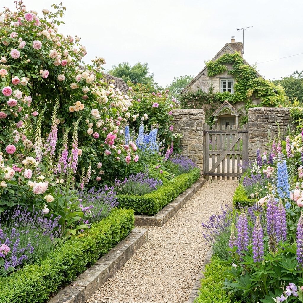 A Cottage Garden That Looks Abundant but Behaves Itself