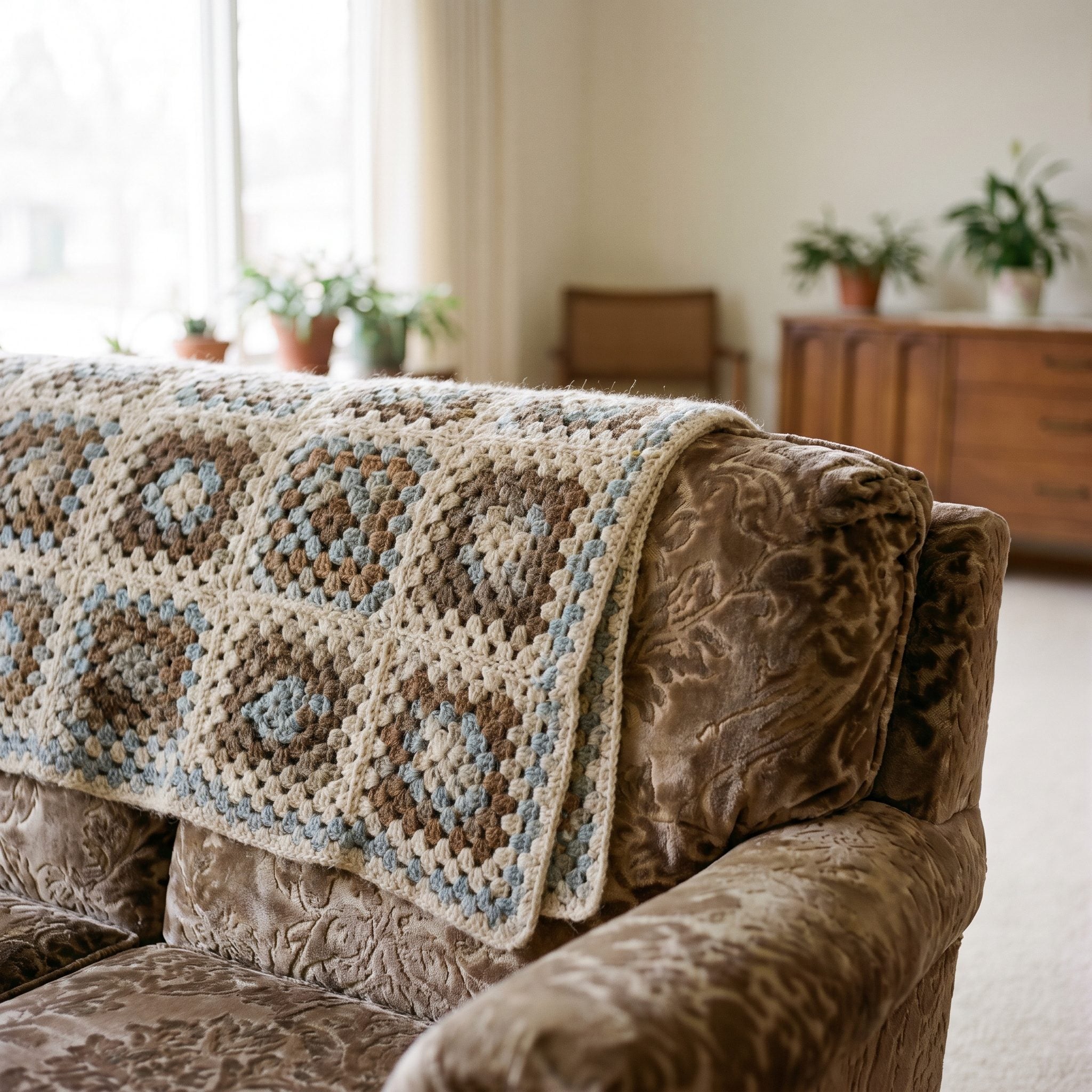 The Crocheted Afghan Draped Across the Couch, Priceless (or About $20 to $50 Store-Bought)