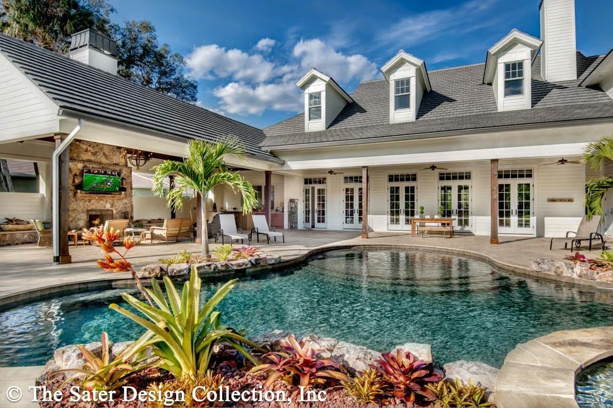 Outdoor Living Built Around the Pool, Not the Other Way Around