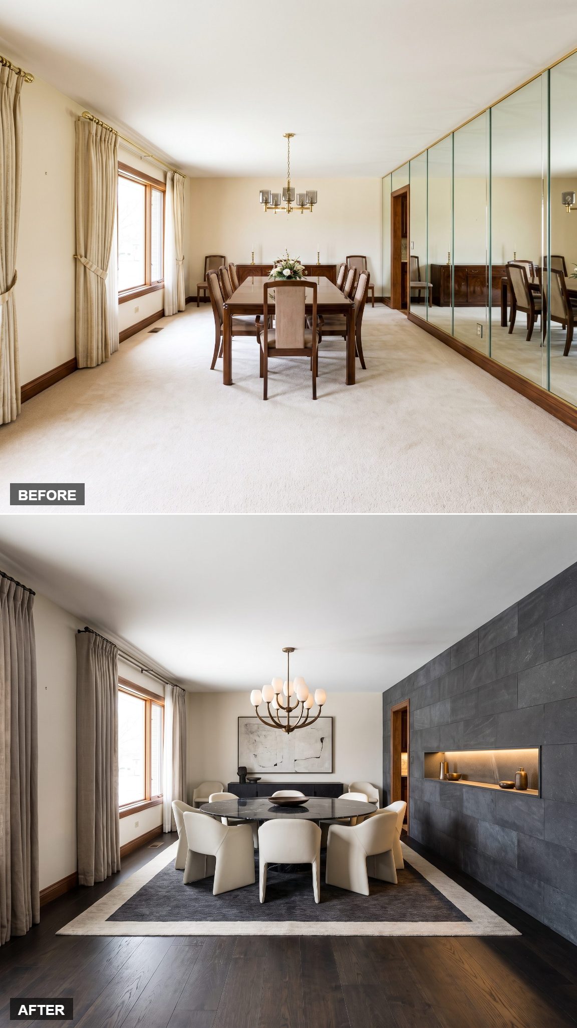 Dark Contemporary Stone With a Sense of Drama