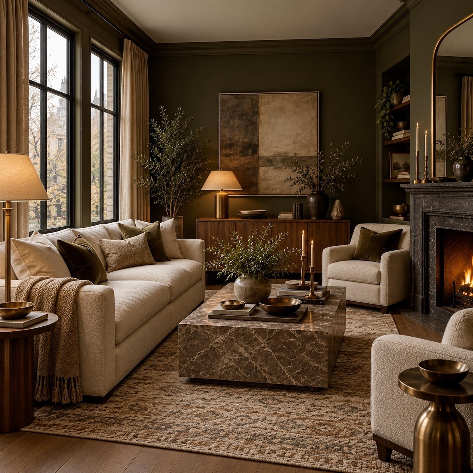 You’ve Been Told Dark Colors Make Small Rooms Feel Smaller. These 31 Living Rooms Show Why That Advice Is Wrong