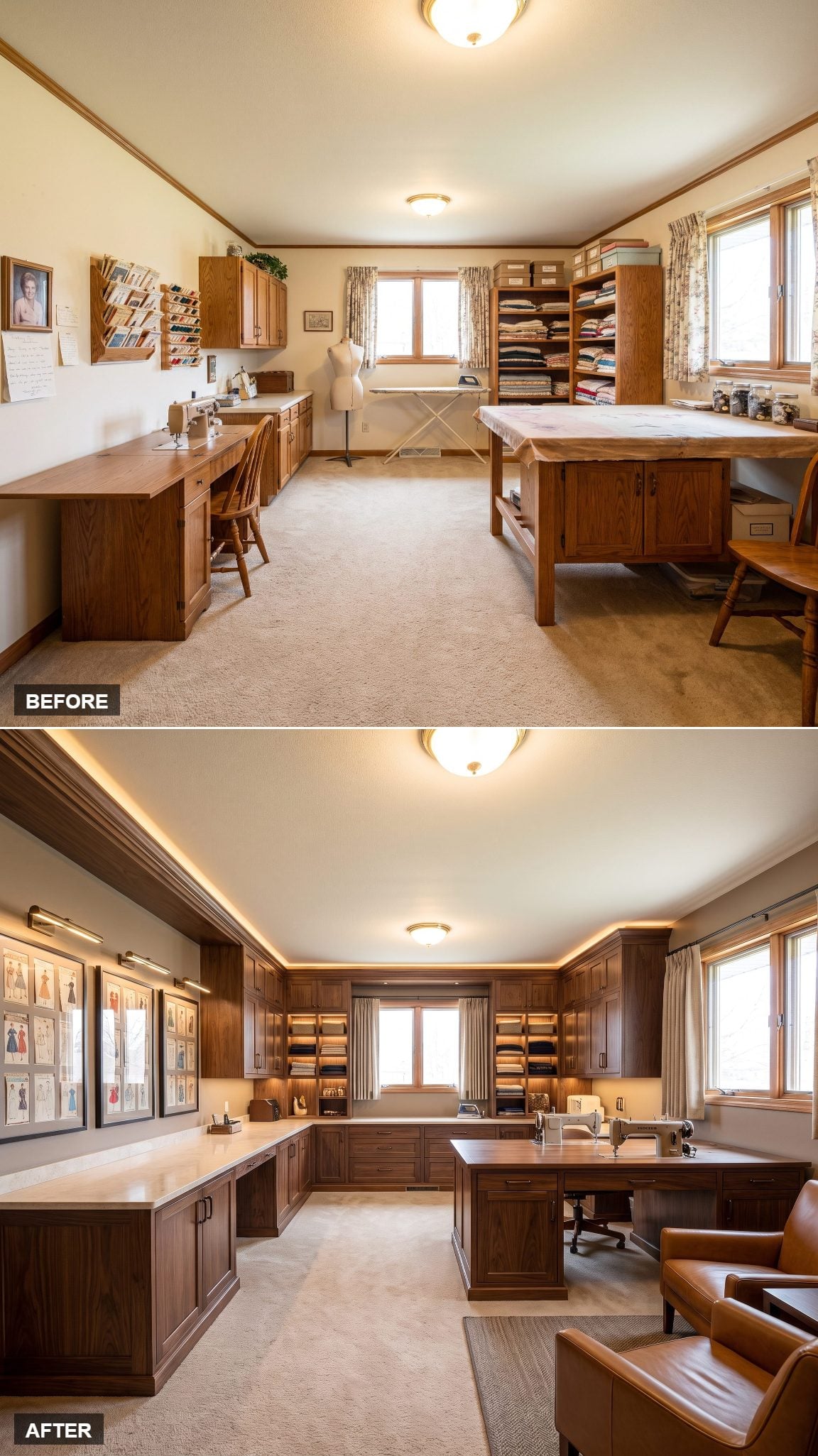 Dark Walnut Tailoring Library