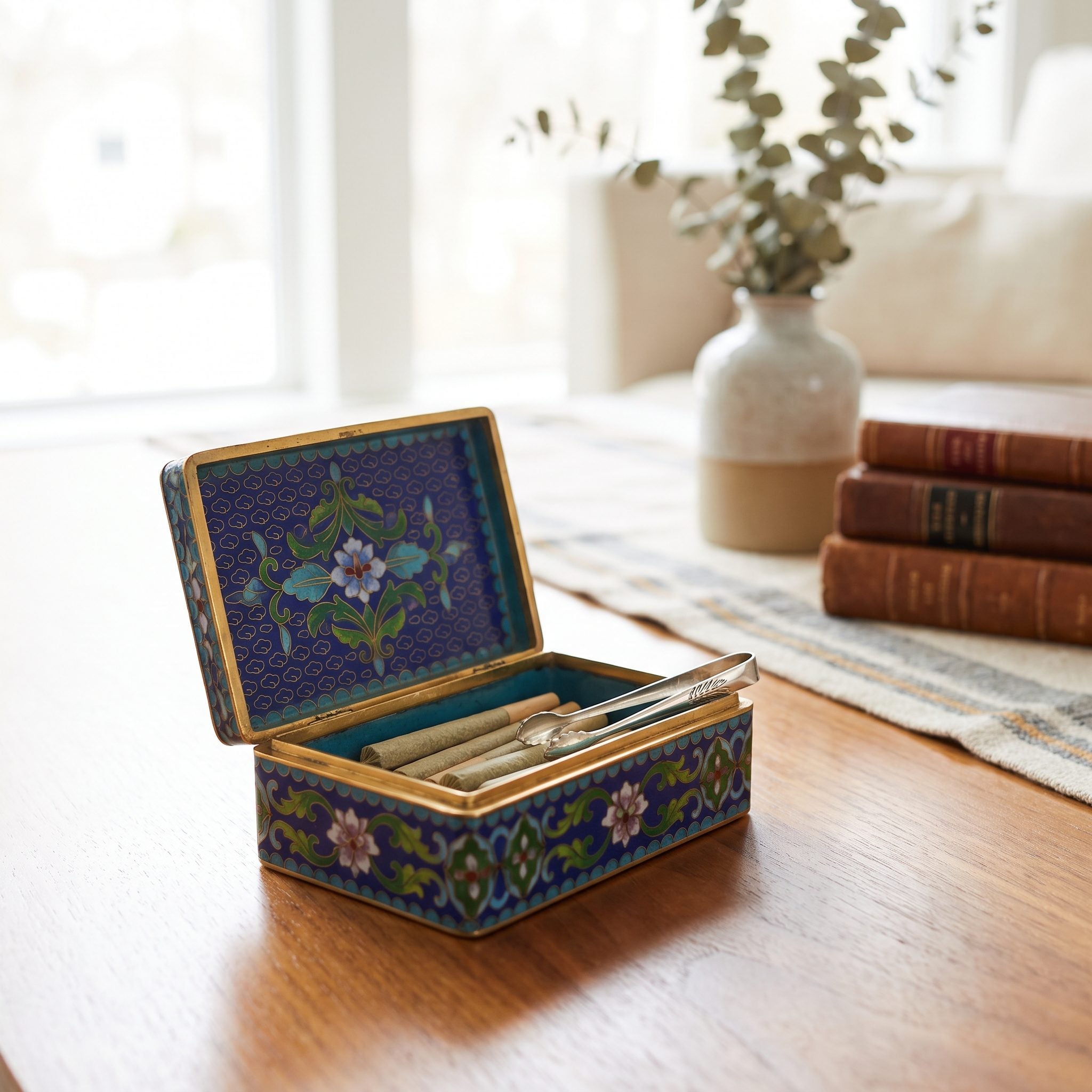The Decorative Cigarette Box Passed Around to Guests