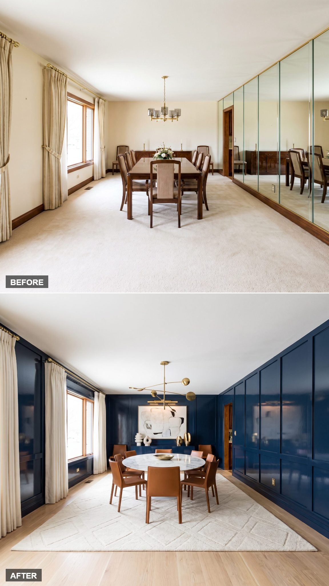 Deep Navy Lacquer, Contemporary and Cool