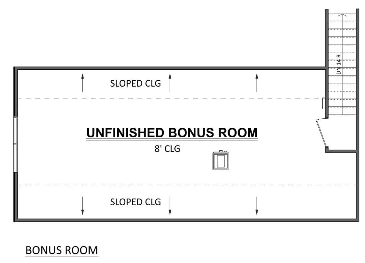 Floor Plan - Bonus Room