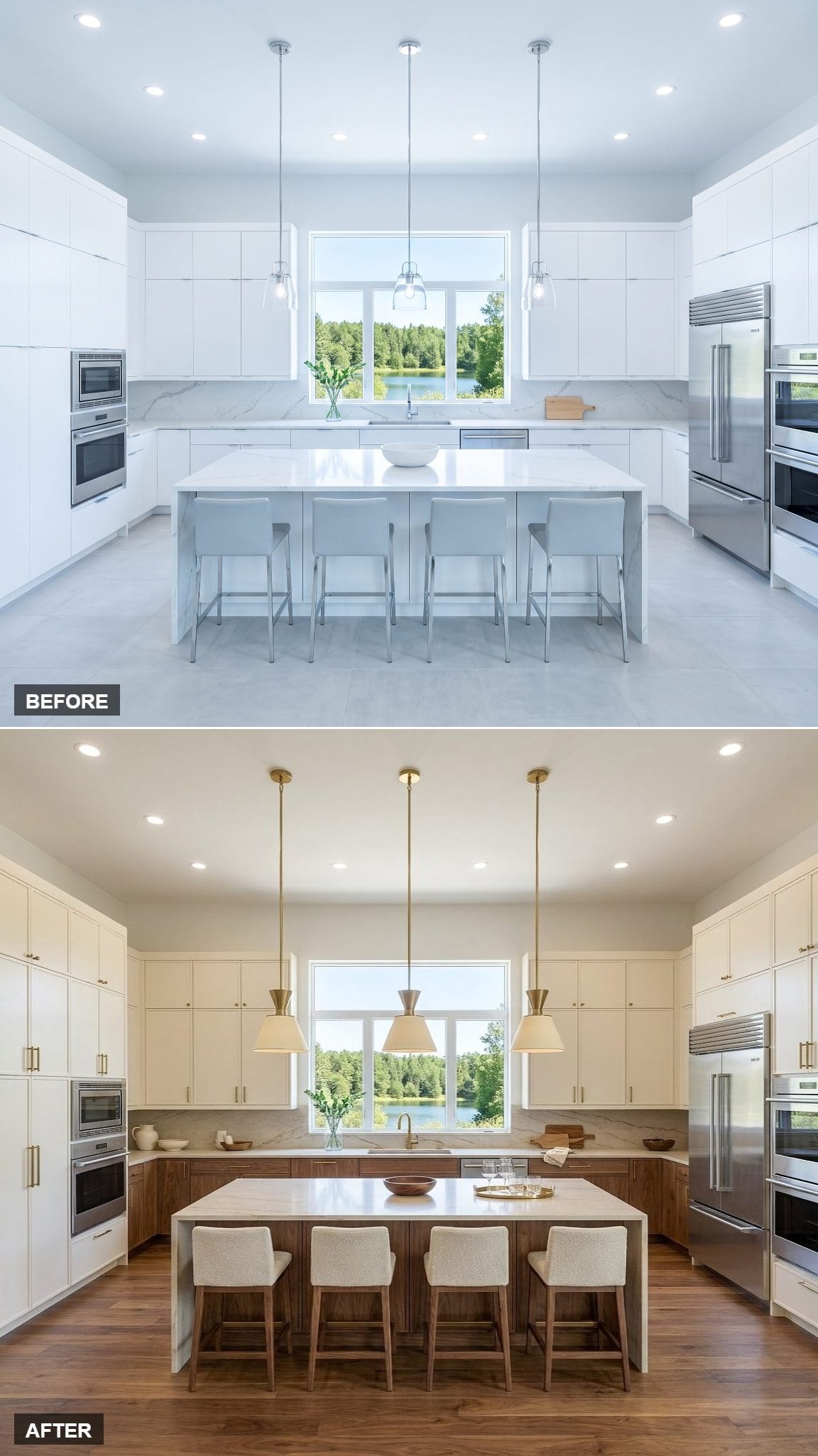 The Definitive Cream, Walnut and Aged-Brass Kitchen: A Bespoke Finale Worth the Wait