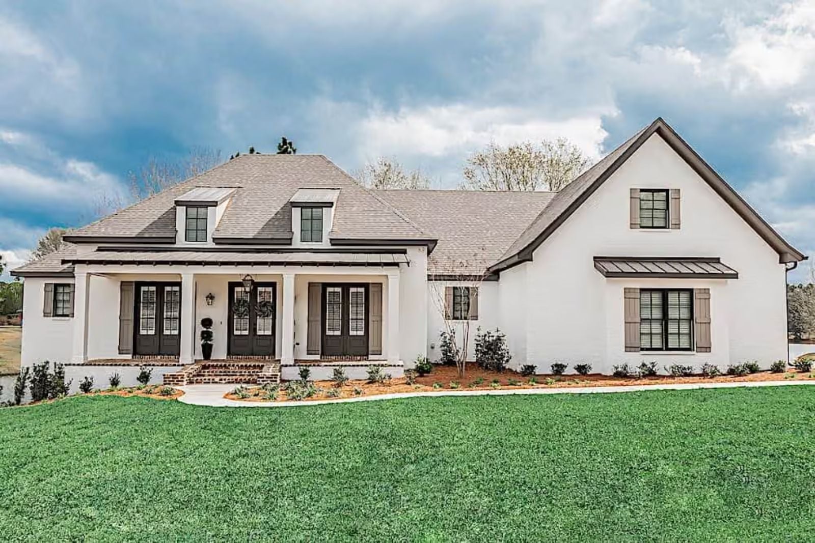 Delacroix 3-Bedroom French Country with Screened Porch Designed for Families Who Refuse to Live in a Cookie-Cutter Subdivision (Floor Plan)
