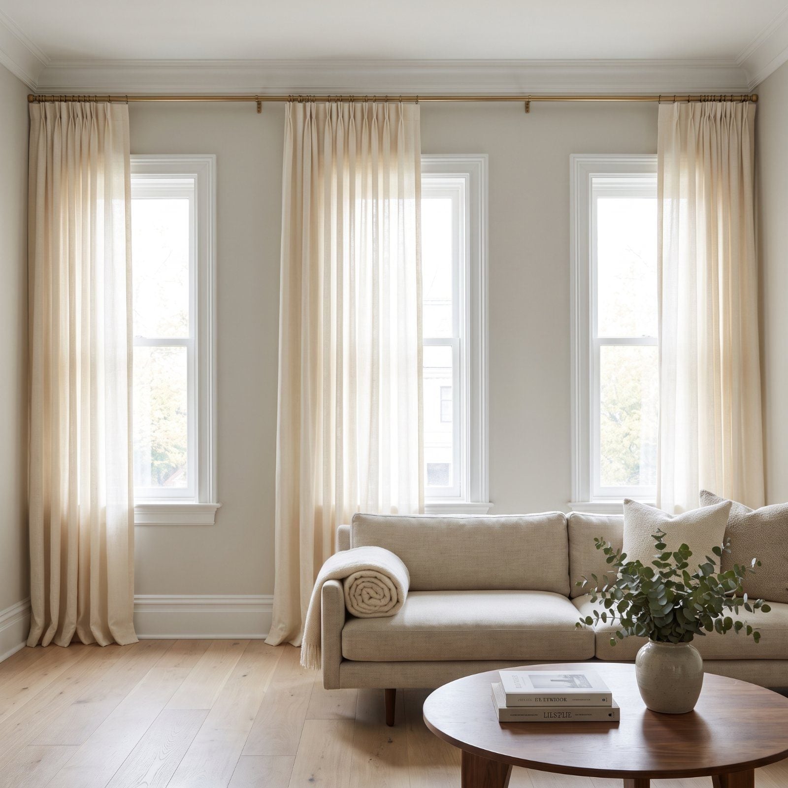 Don't Hang Your Curtains at Window Height Until You See These 24 Rooms That Prove Designers Hang Them Higher