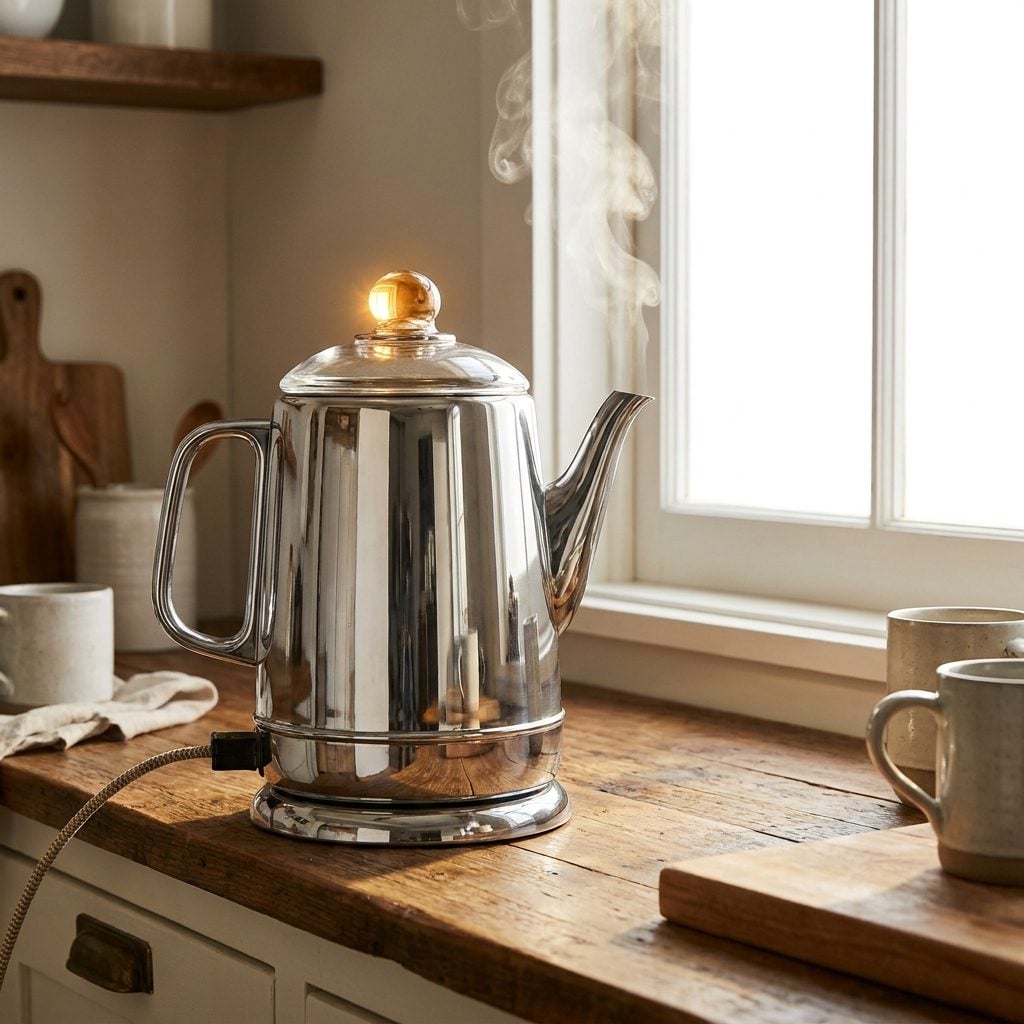 The Electric Percolator That Announced Morning Before Anyone Was Awake