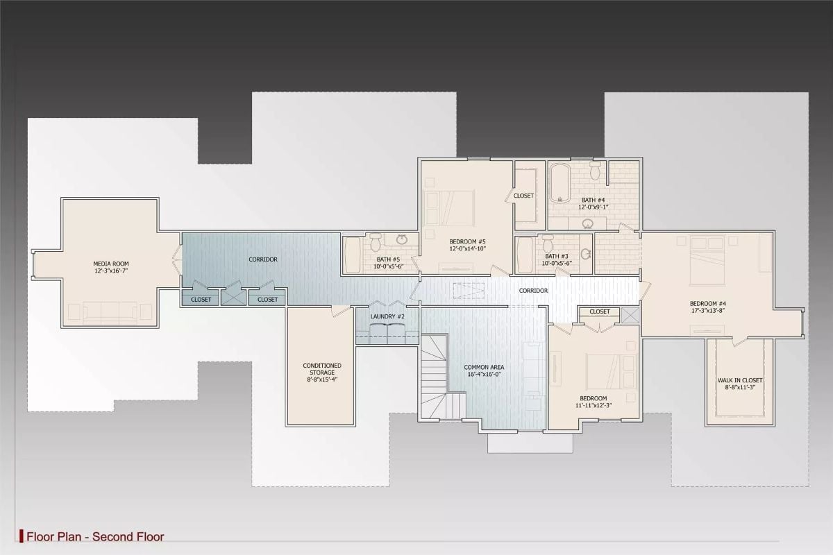 Floor Plan - Second Floor