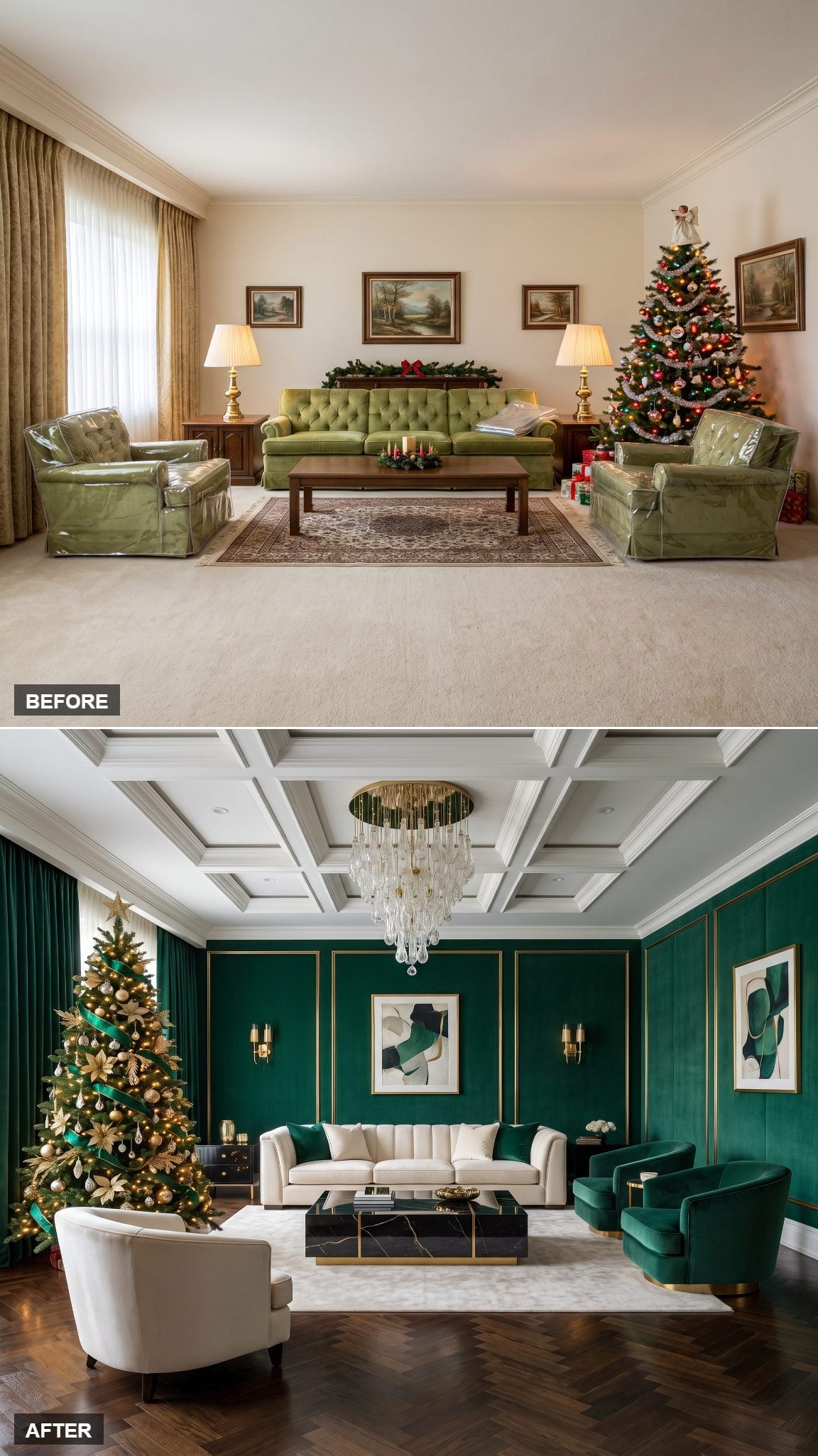 Emerald Jewel-Box Glamour