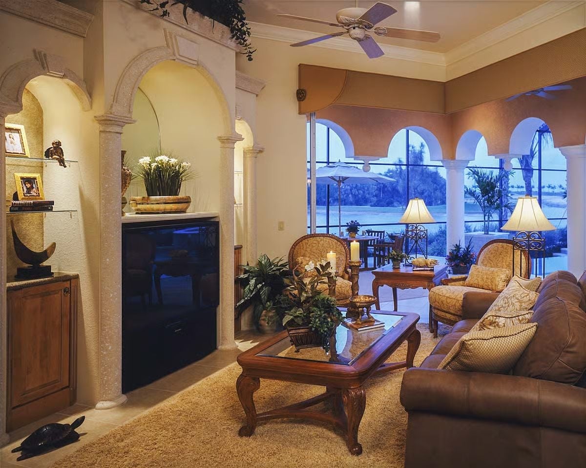 Moorish Arches and Candlelight at the Edge of a Lanai