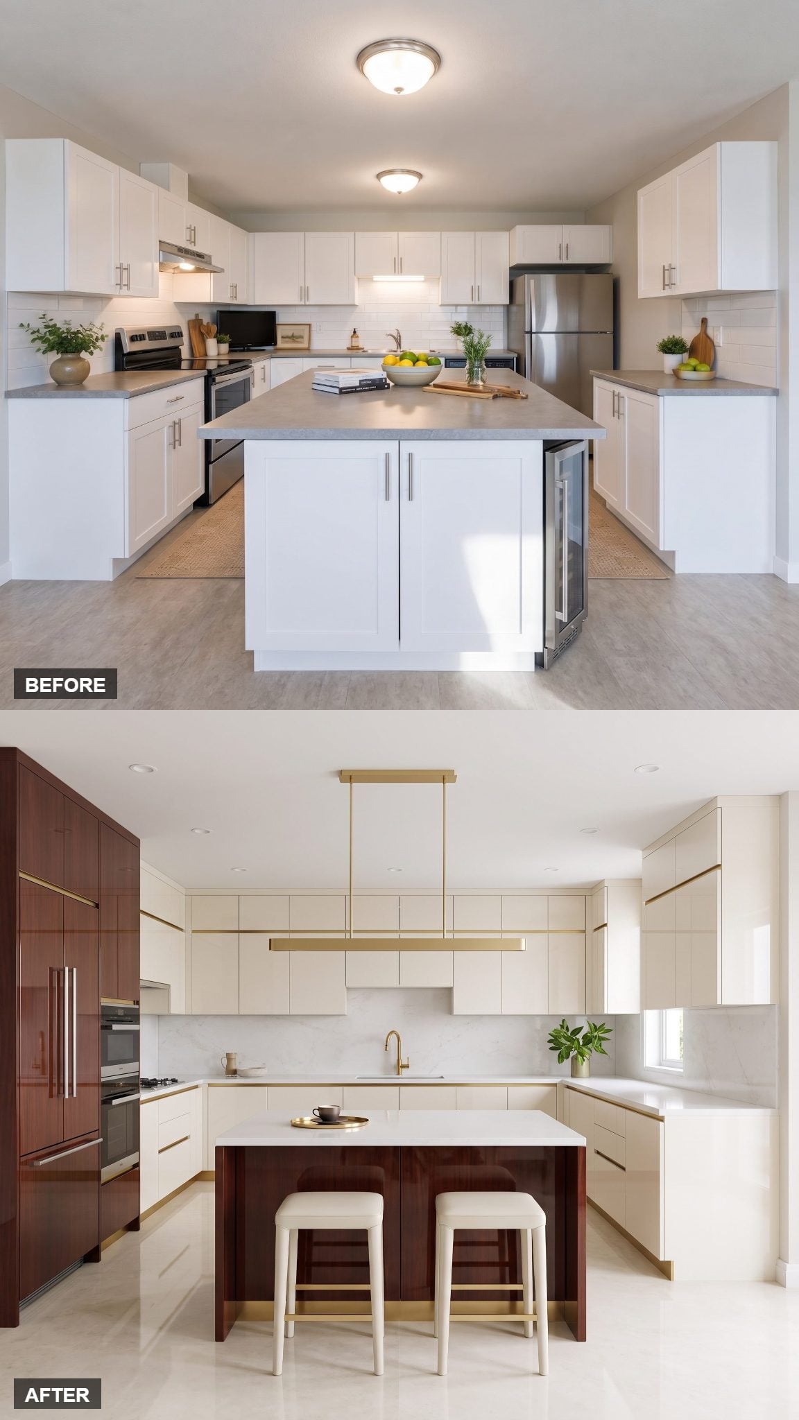 European High-Lacquer, Showroom-Slick in a Real Small Home