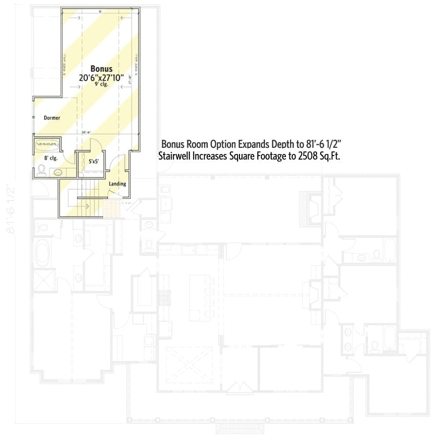 Floor Plan - Bonus Room