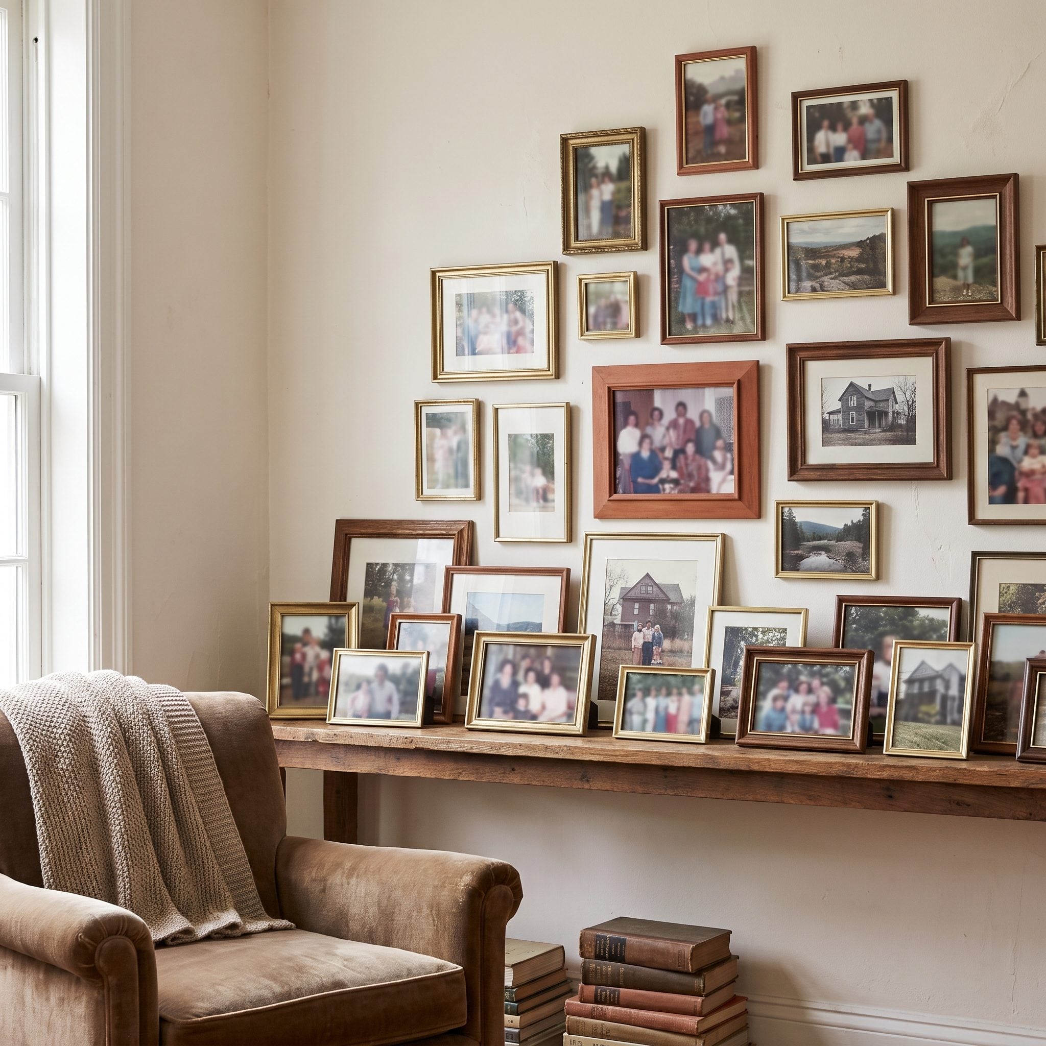 The Family Photos That Covered Tables, Shelves, and Walls