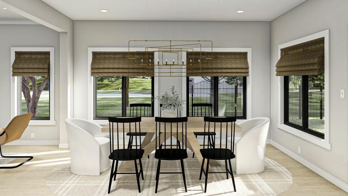 Gold Pendant, Black Spindles, and White Curves Sharing the Same Table