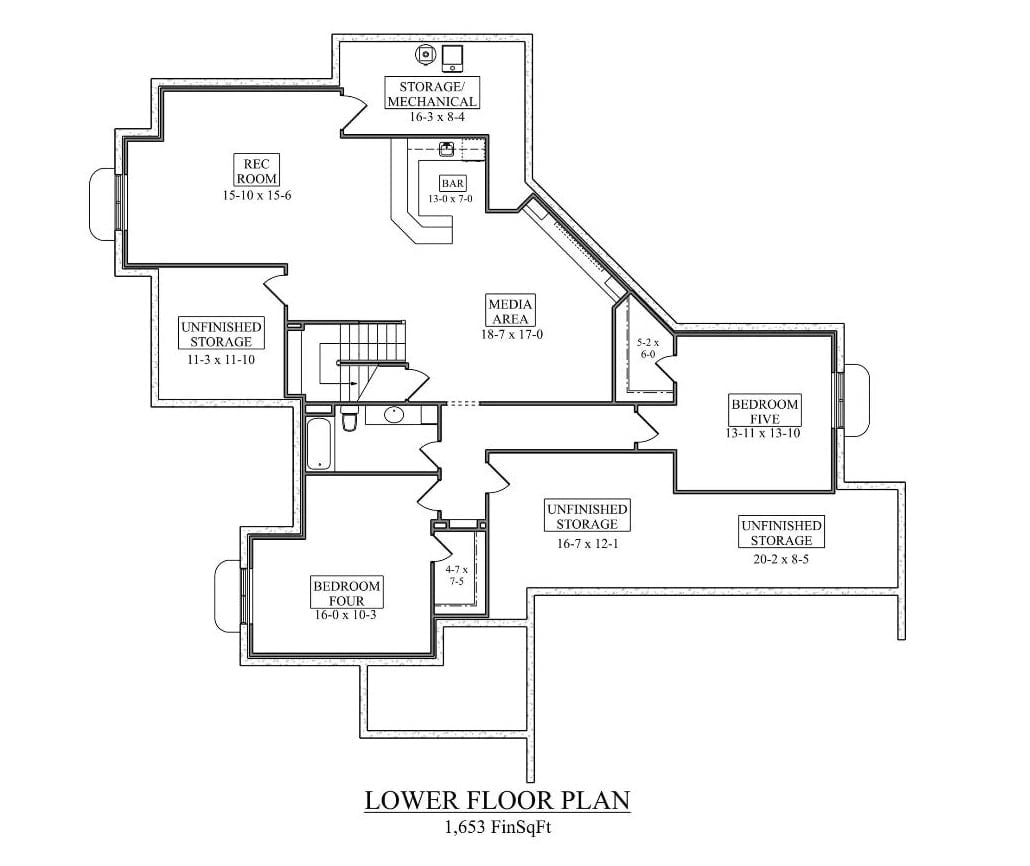 Floor Plan 2 - Field Avenue 5-Bedroom Modern with Walkout Basement Designed for Families with In-Laws Who Might Be Moving In Whether You Like It or Not