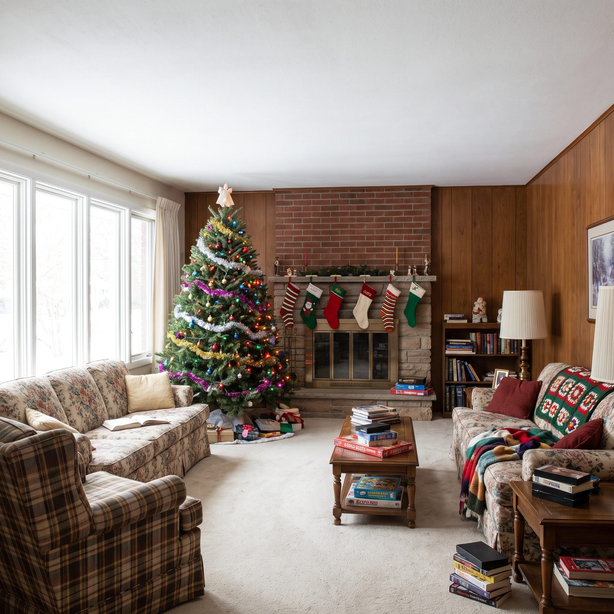 The Finished Living Room Where Nothing Matched and Somehow It Was Perfect