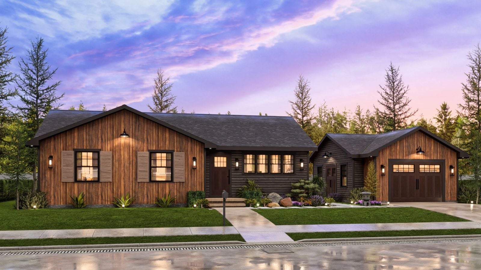 Finland 7 2-Bedroom Cottage with Detached Workshop Designed for Couples Who Love a Quiet Morning Coffee More Than Anything (Floor Plan)