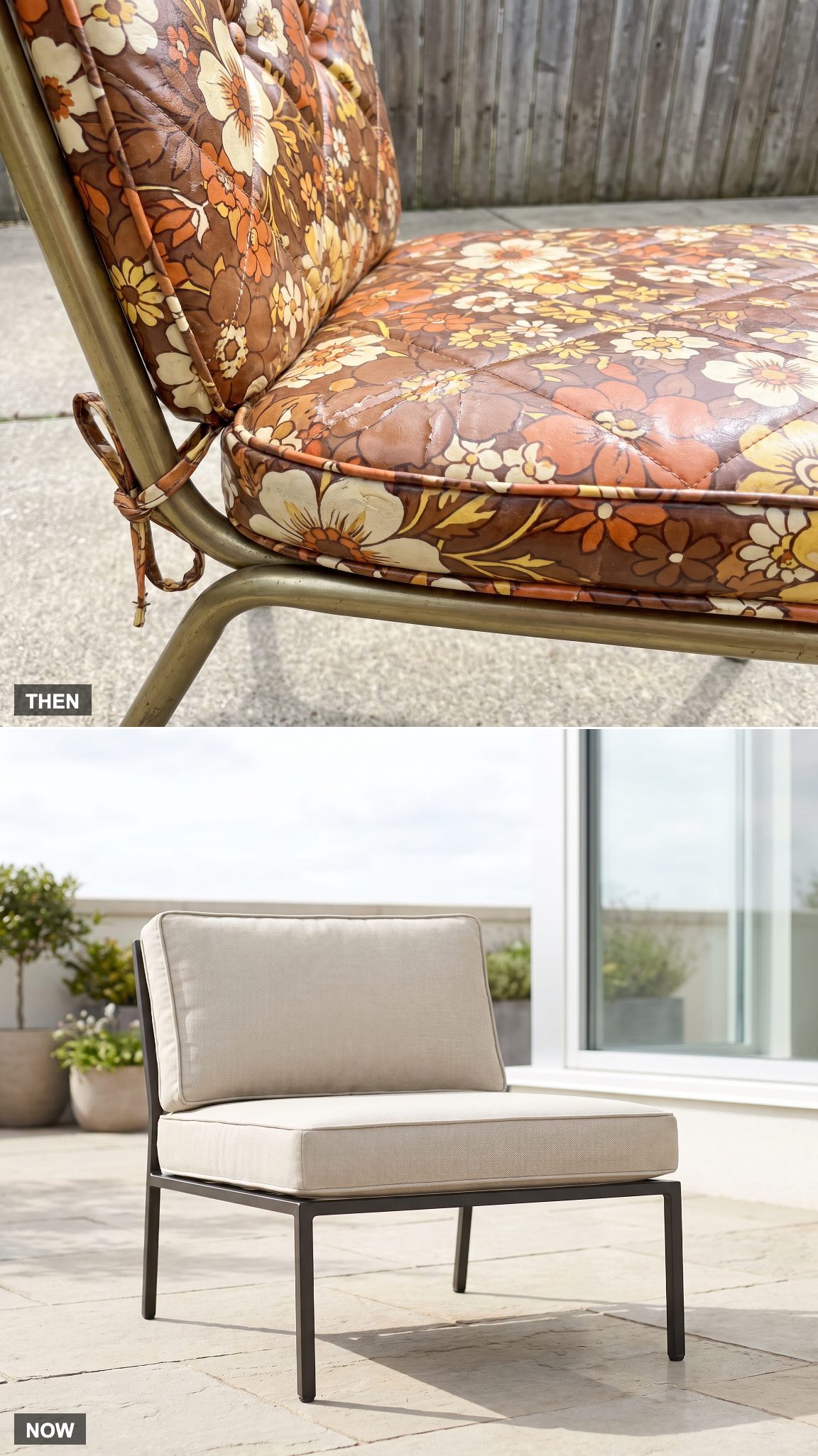 Floral Vinyl Cushions to Performance Textiles