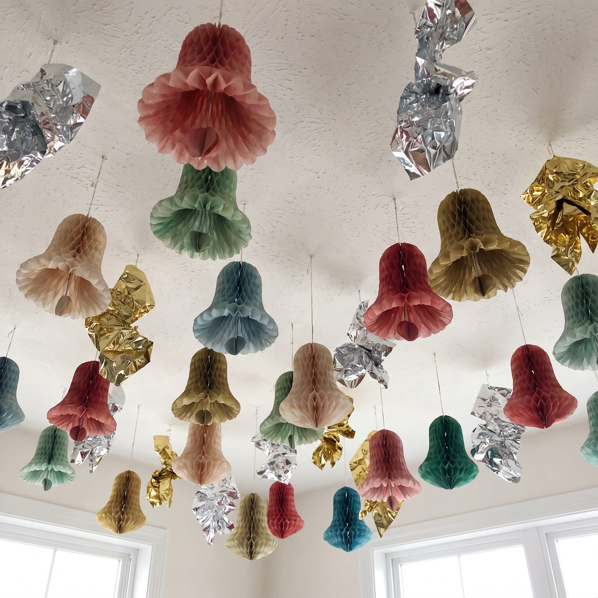 The Foil and Honeycomb Bells That Unfolded Into a Half-Globe Every December