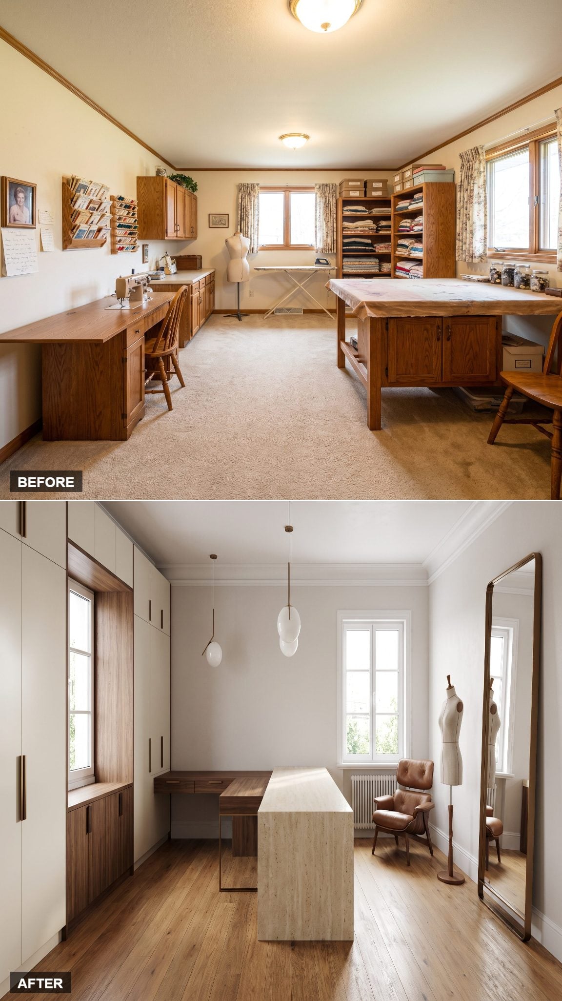 From Folding Table to Italian Modern Atelier