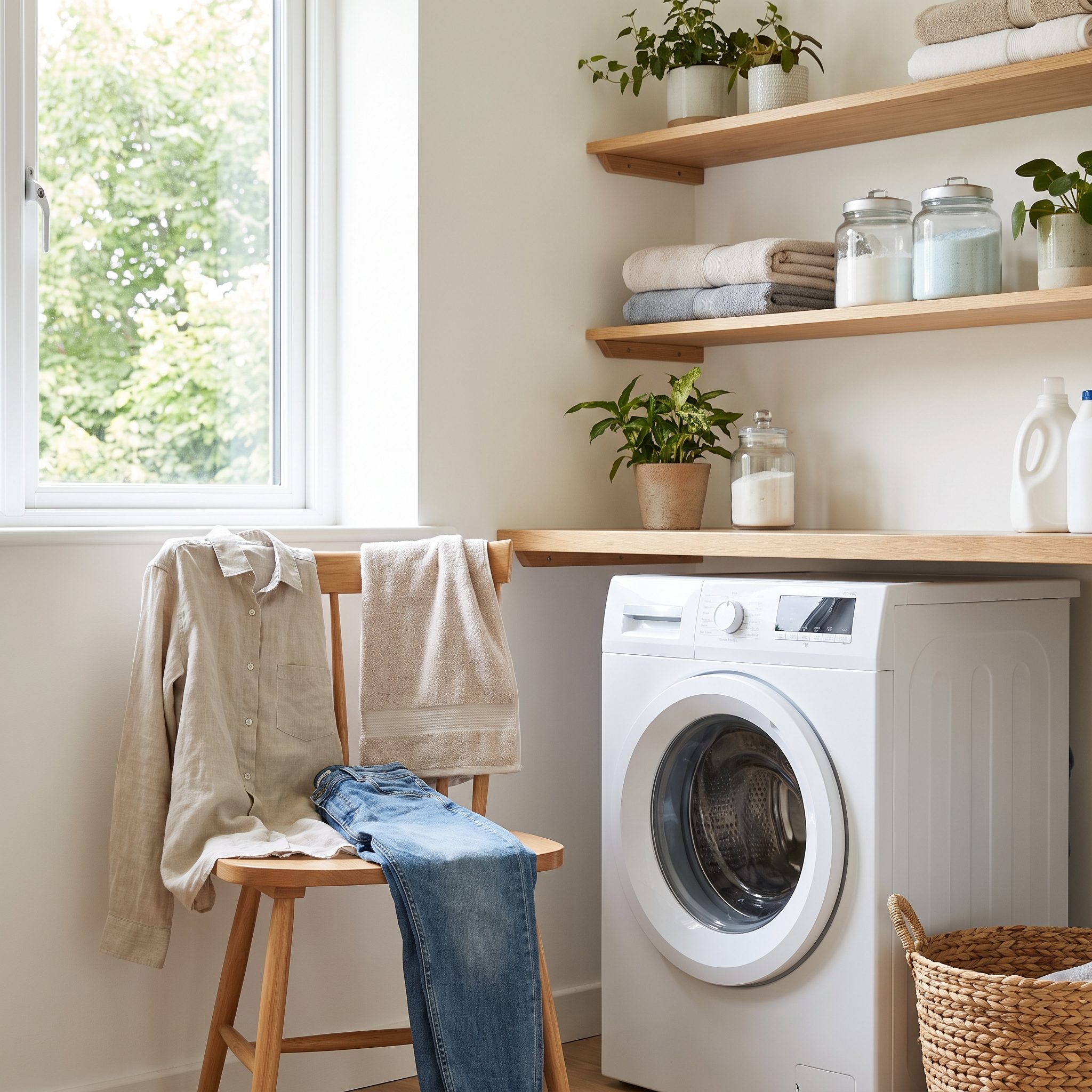 Forgetting a Hanging Rod for Air-Dry Clothes