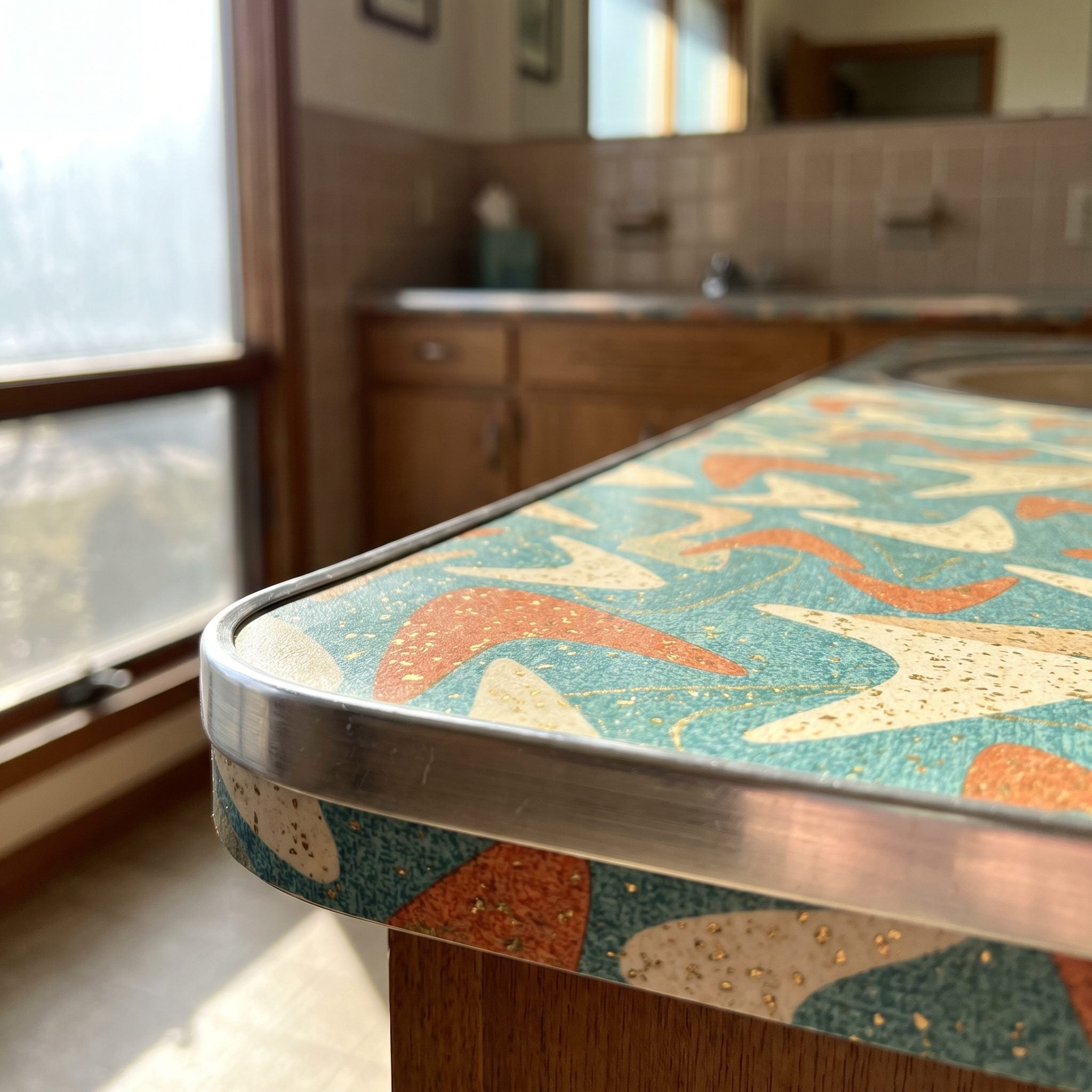 The Formica or Laminate Vanity Countertop: About $8 to $15 a Running Foot