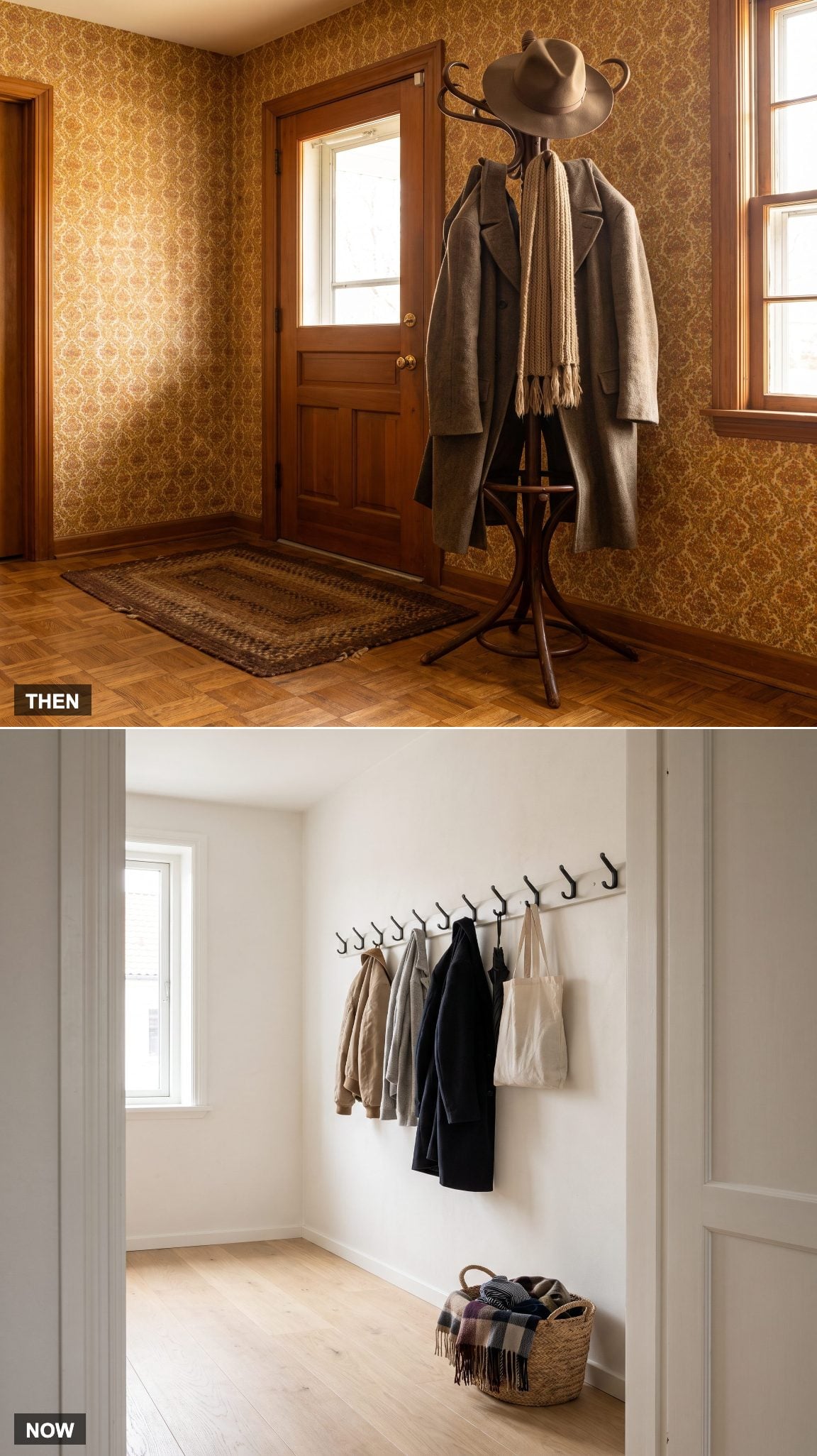 The Freestanding Coat Rack vs. Integrated Wall Hooks