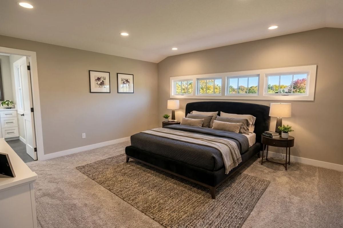 Clerestory Windows Above the Headboard That You'll Actually Sleep Well Under