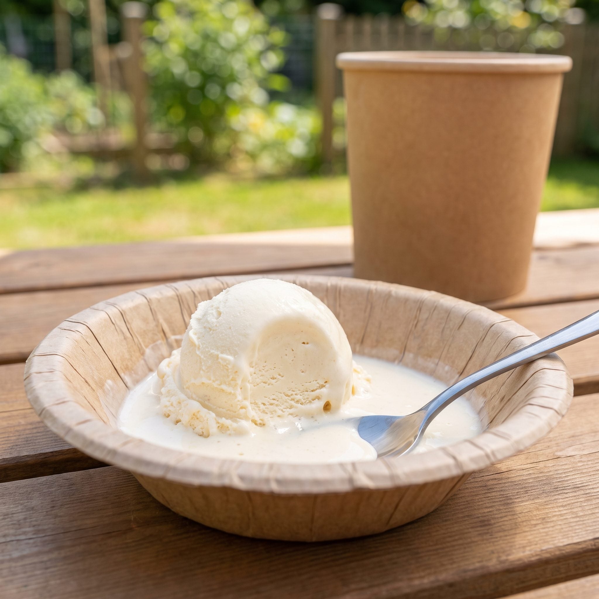 Half-gallon of ice cream costing $2.30 in 1985