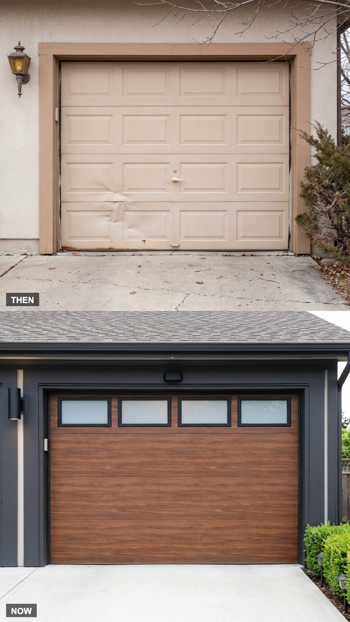 The Garage Door: Flat Raised Panels vs. Insulated Architecture