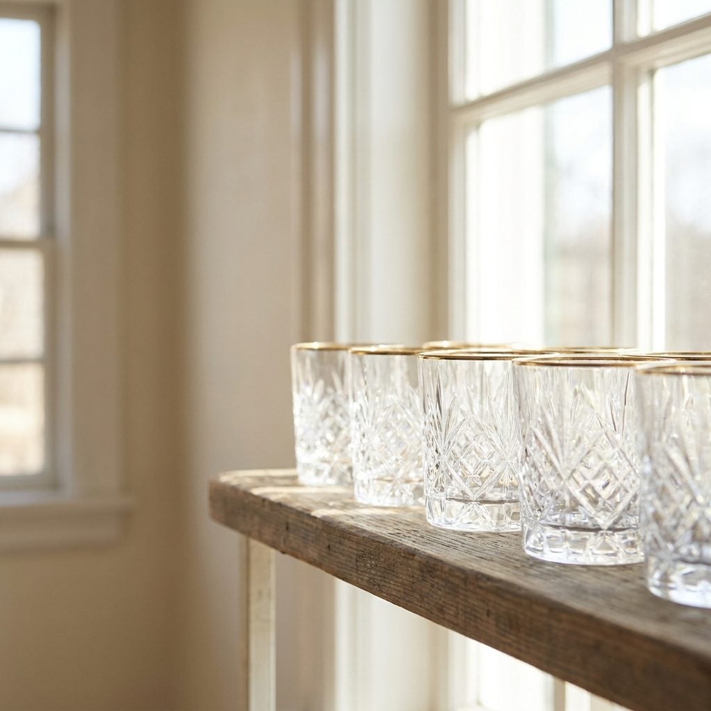 The Glassware Saved for Company