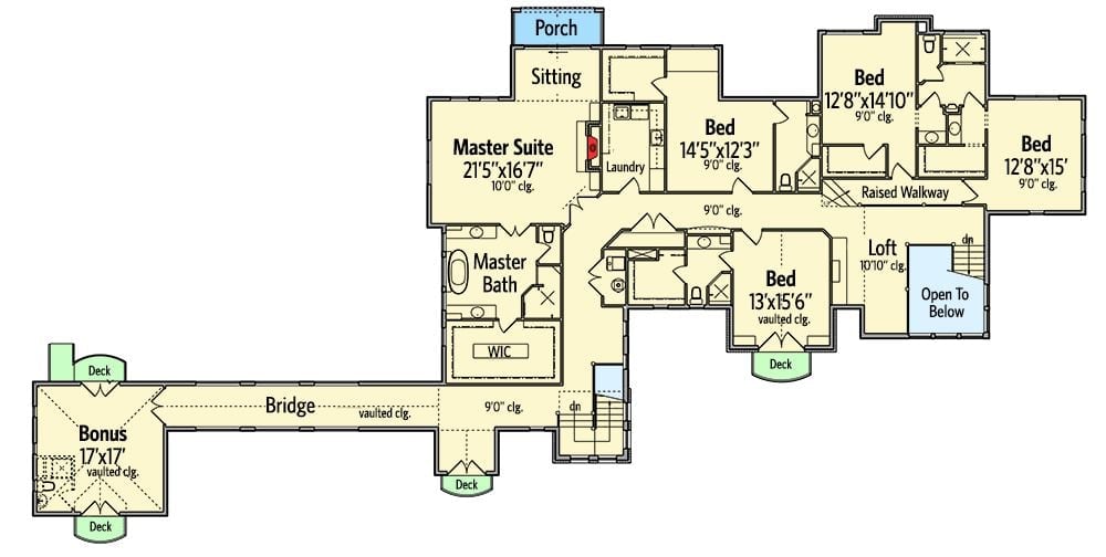 Floor Plan - Second Floor