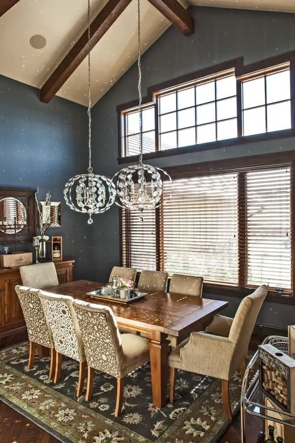 Crystal Globe Chandeliers Doing Exactly What They Were Made For