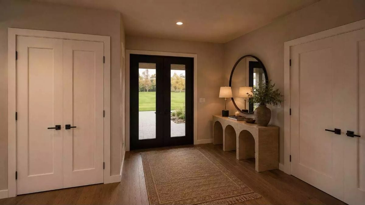 Dark Front Doors Do More Work Than Most Designers Give Them Credit For