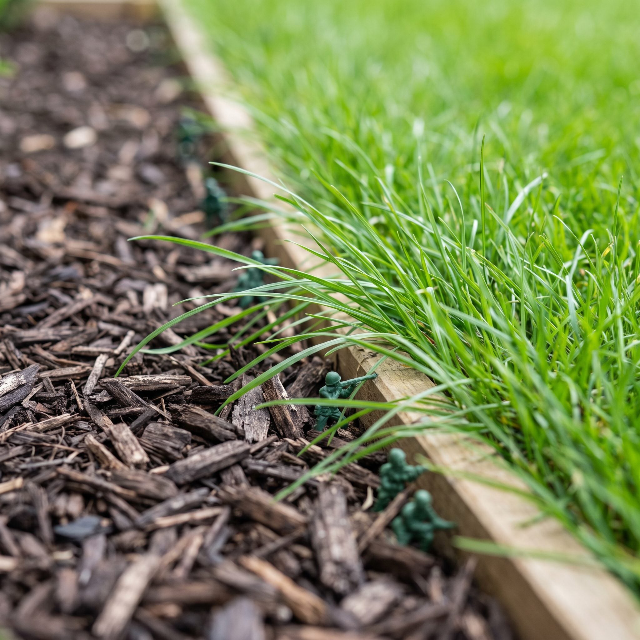 Grass Marching Into the Garden Beds Like It Owns the Place