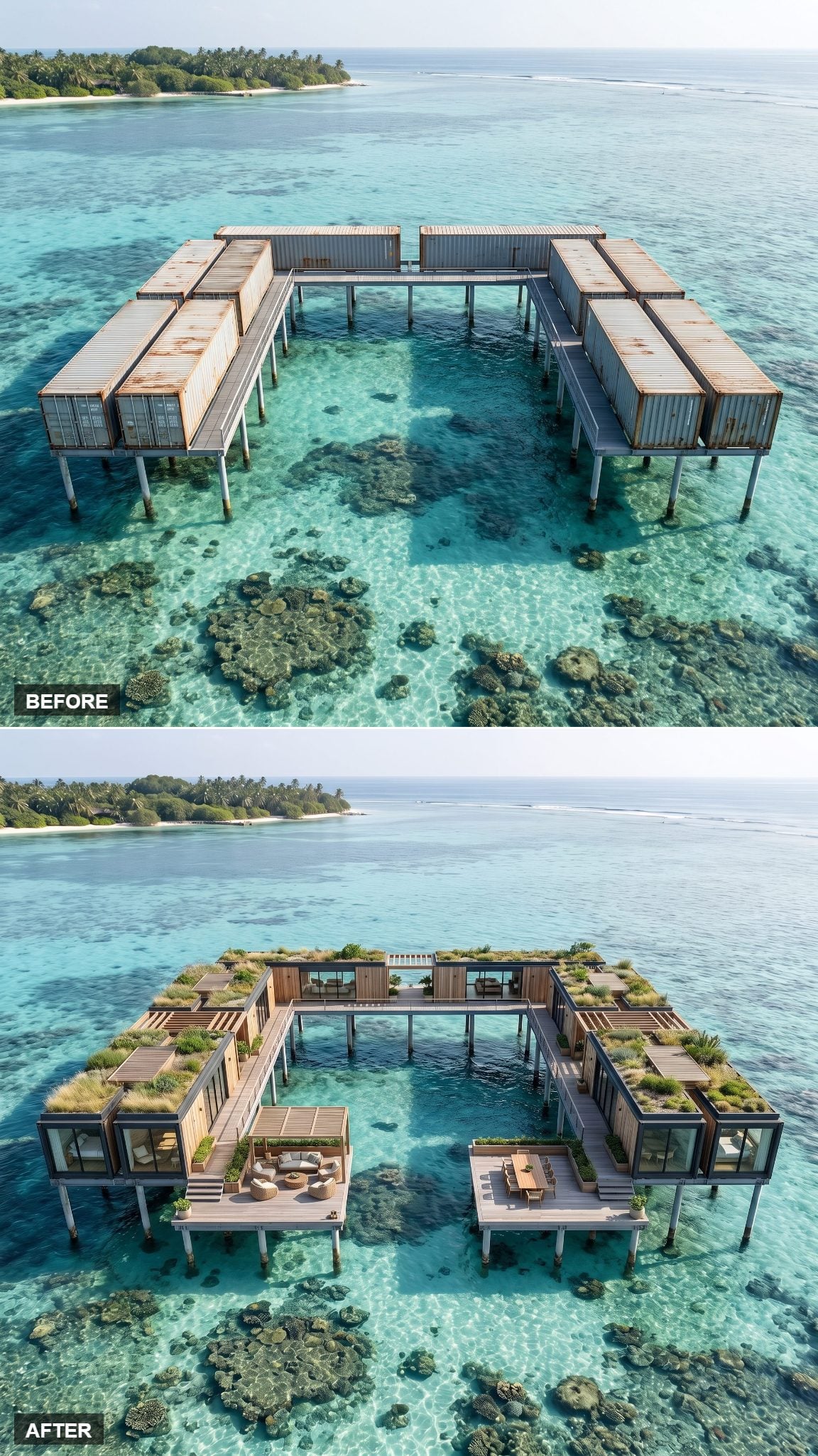 A Green Roof That Makes the Compound Disappear