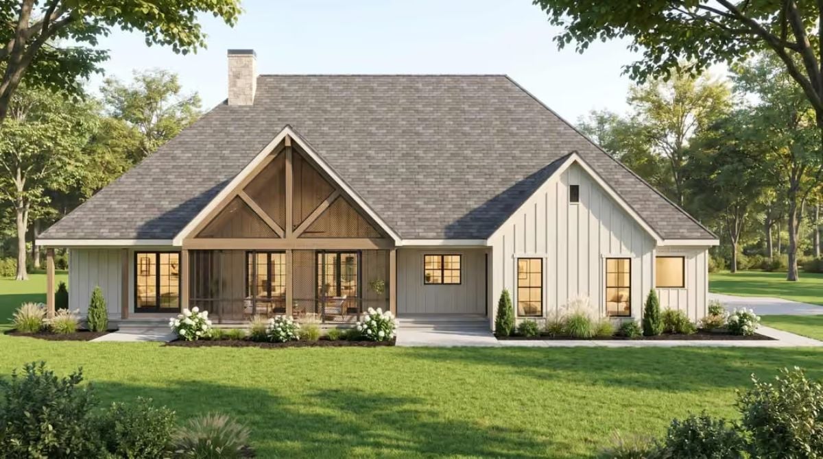 Exposed Timber Gable and Board-and-Batten Siding Done Right