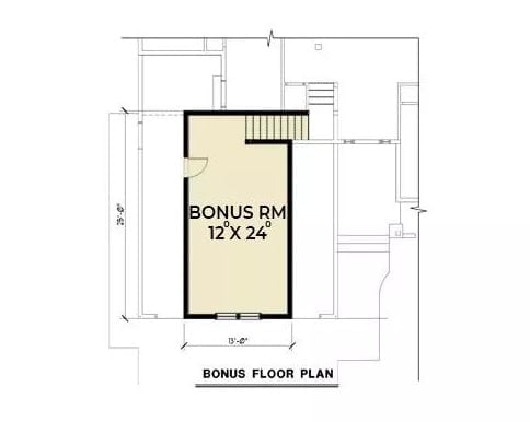 Floor Plan - Bonus Room