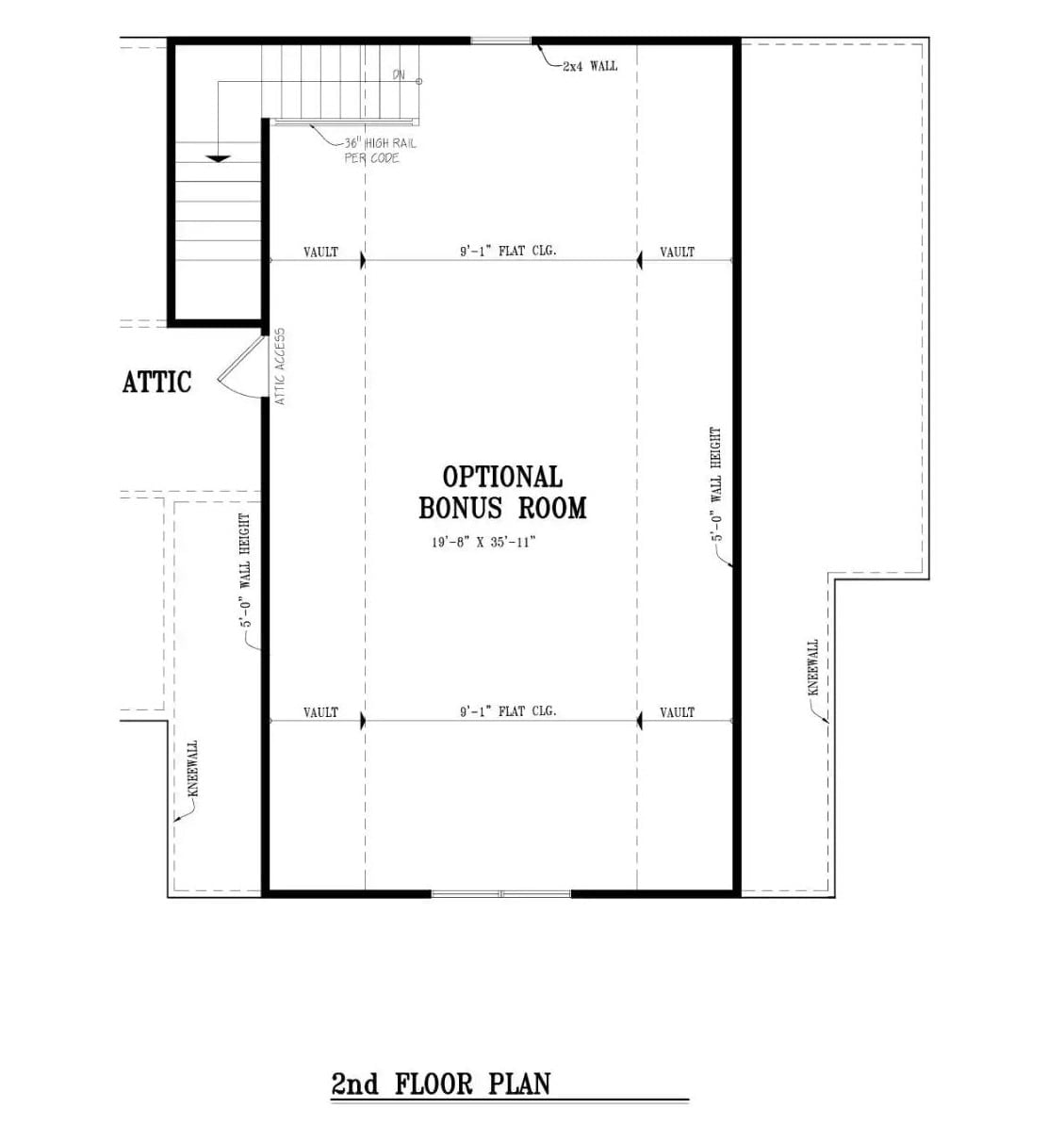 Floor Plan - Bonus Room