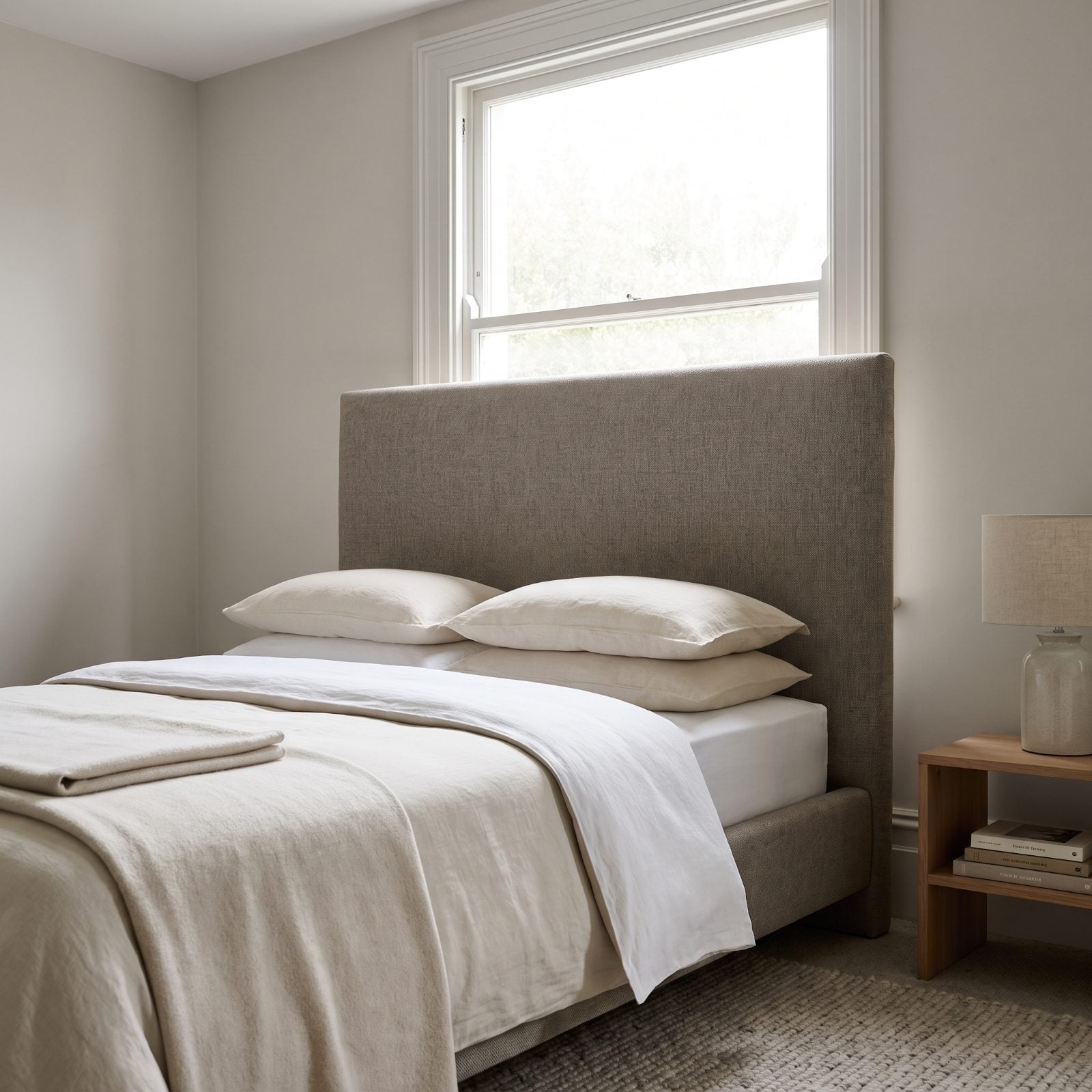The Headboard That Swallows the Bottom Half of the Window
