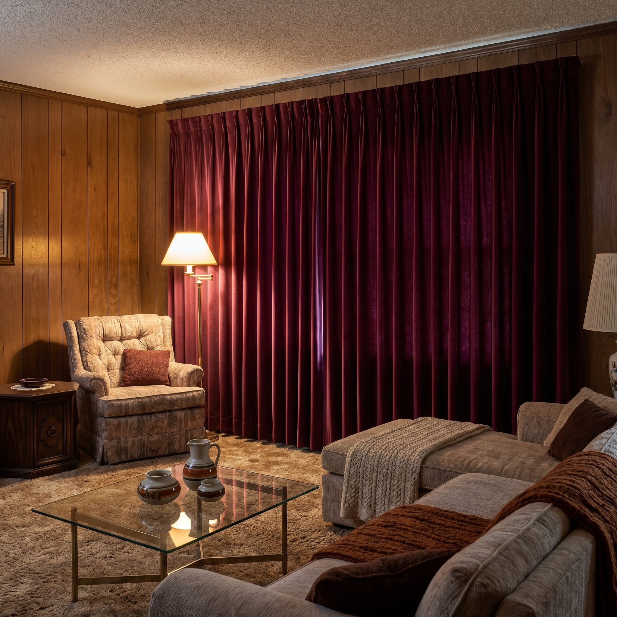 The Heavy Drapes That Made the Room Feel Sheltered From the Outside
