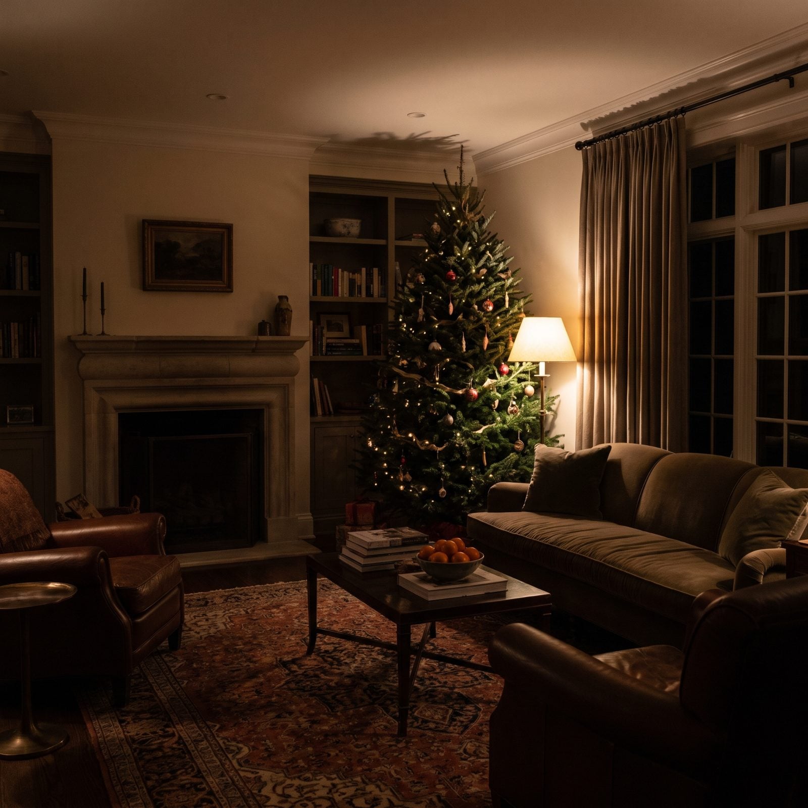 Hiding the Room's Only Floor Lamp