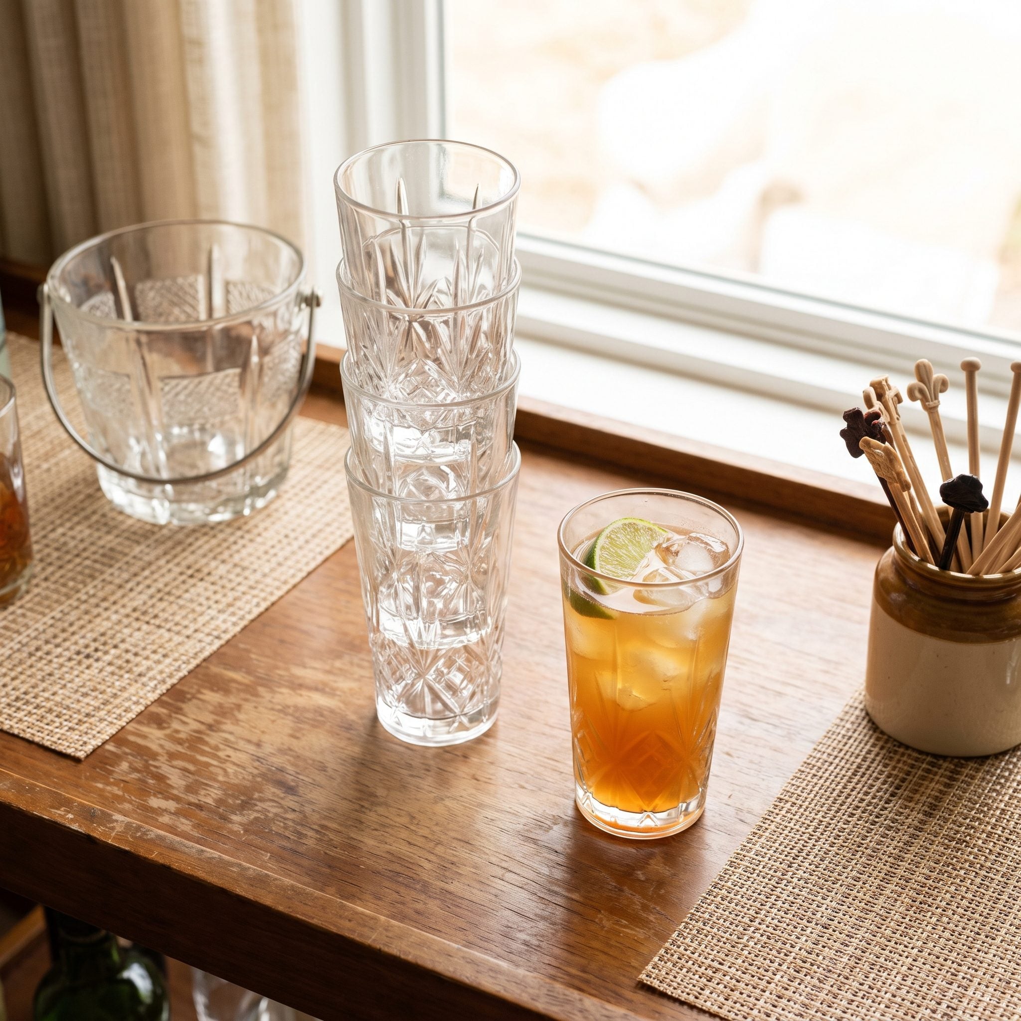The Highball Glass Set for Everyday Mixed Drinks: $5 to $12