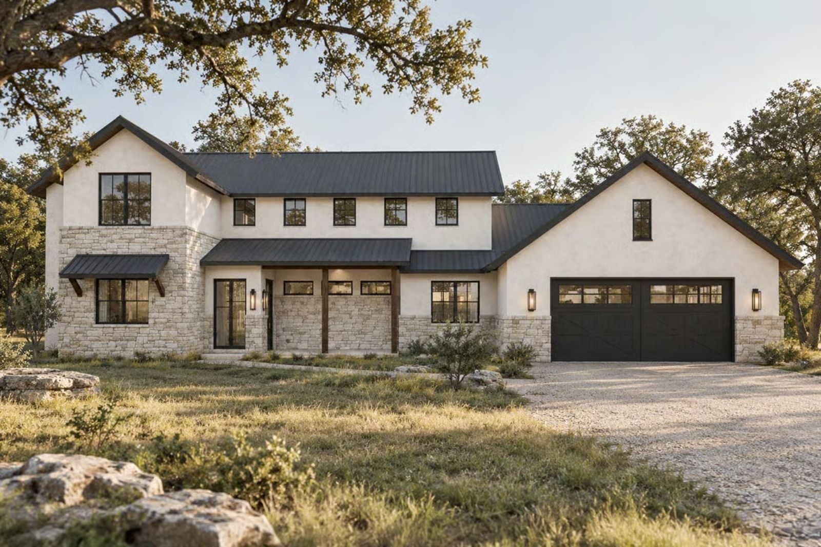 Hollis 5-Bedroom Hill Country Farmhouse with Game Room Designed for Families Who Believe in Big Tables, Long Dinners, and Loud Laughter (Floor Plan)