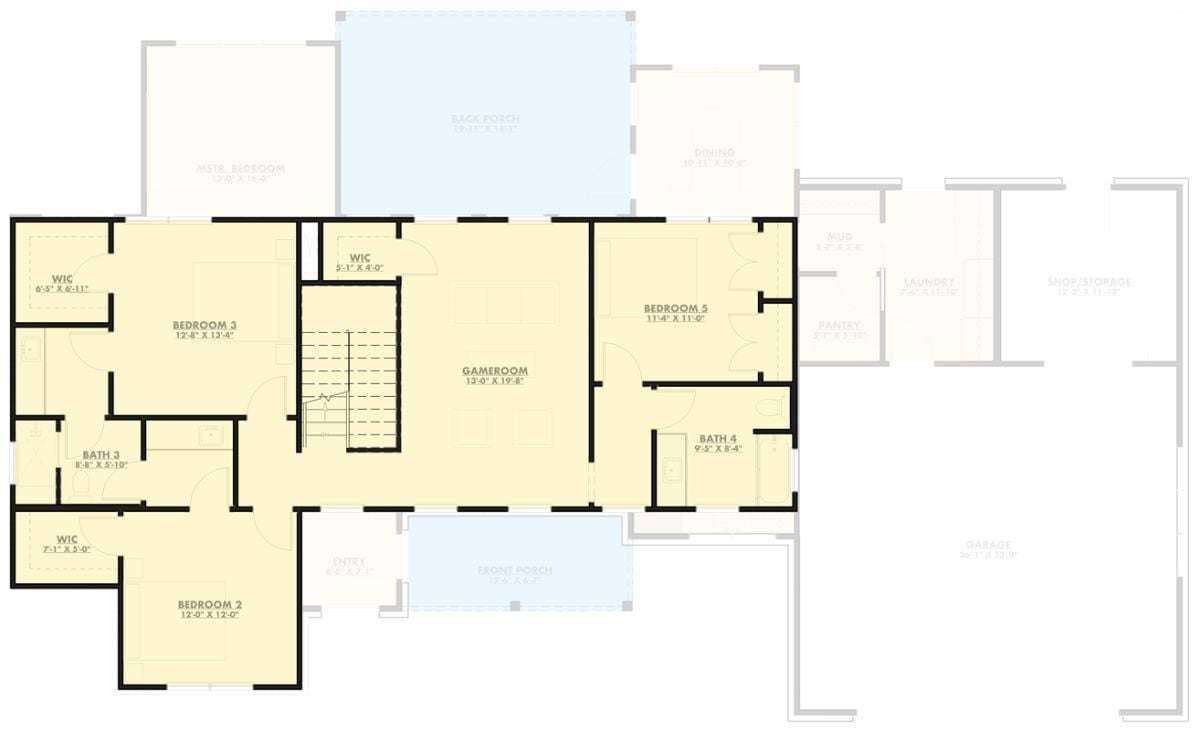 Floor Plan - Second Floor
