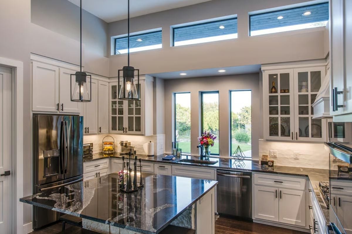 Clerestory Light and Black Granite Make This Kitchen Worth the Splurge