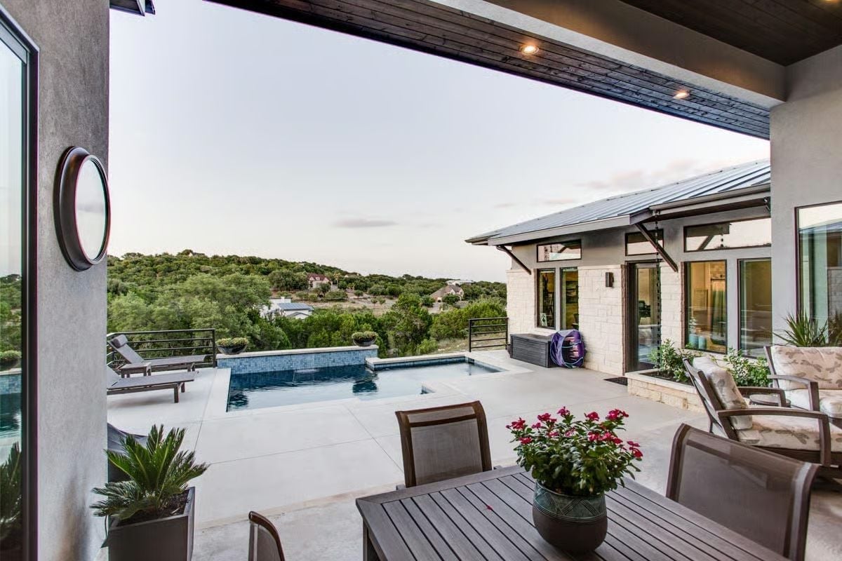 Infinity Edge, Hill Country Views, and a Patio Built for Long Evenings Outside